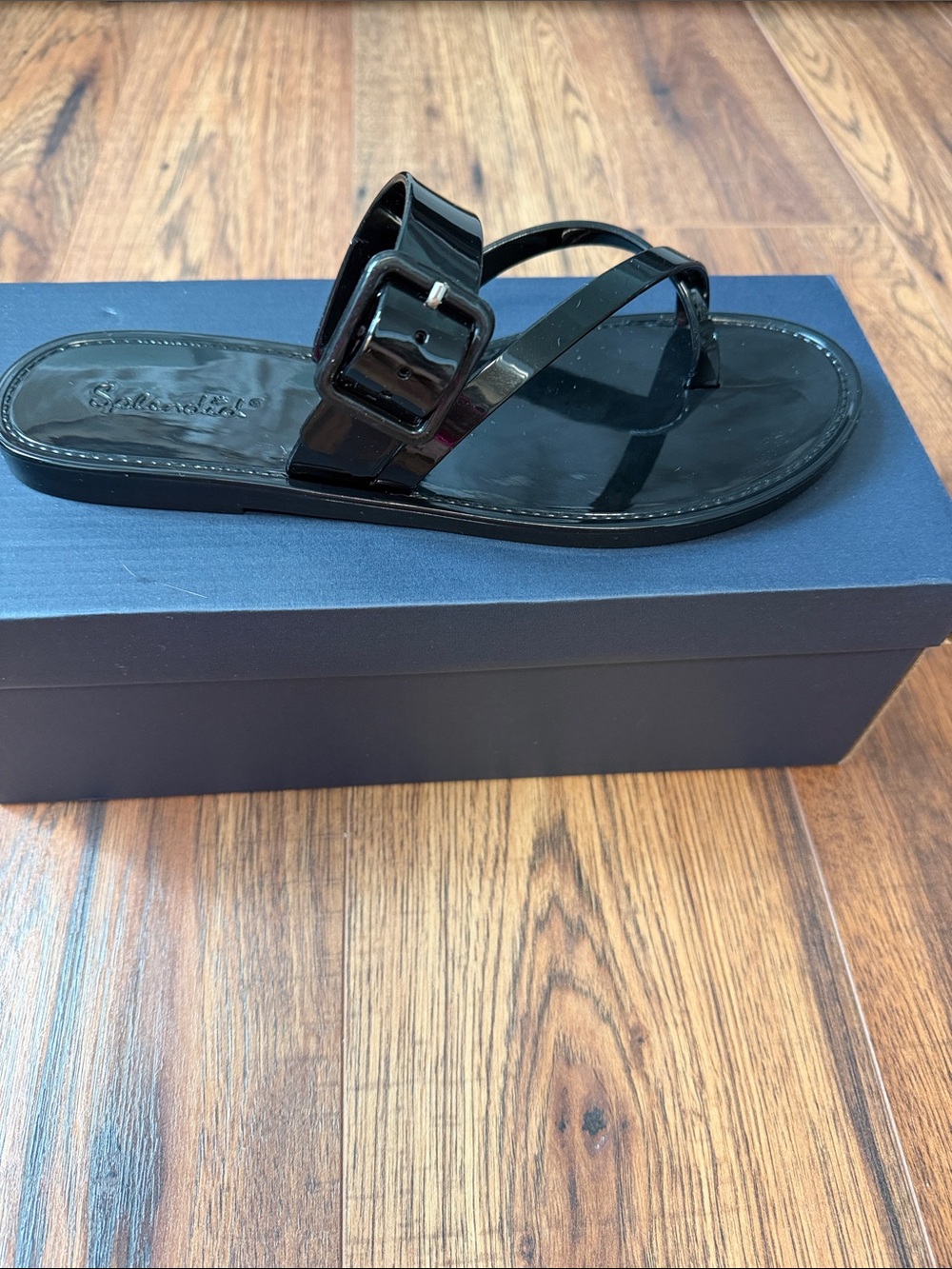 Splendid Black Susana Jelly Flip-Flop Sandals - Picture 4 of 4
